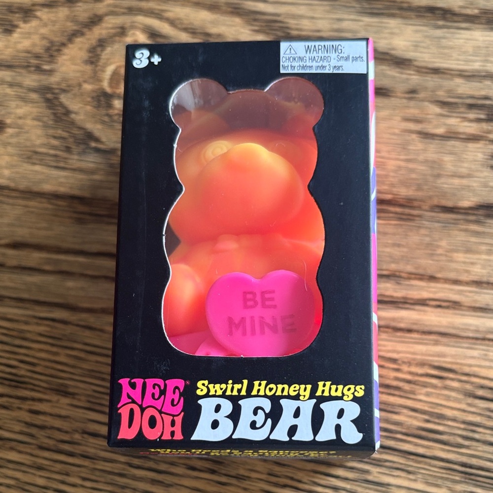Swirl Honey Hugs Bear - Orange/Pink Kids Toy
